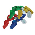 Translucent Wrist Coil w/Whistle & Tag Keyring